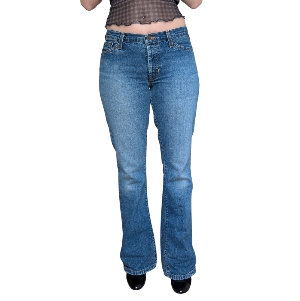 Abercrombie & Fitch Vintage Low Rise Flare Jeans Women’s 2R Blue Denim Y2K